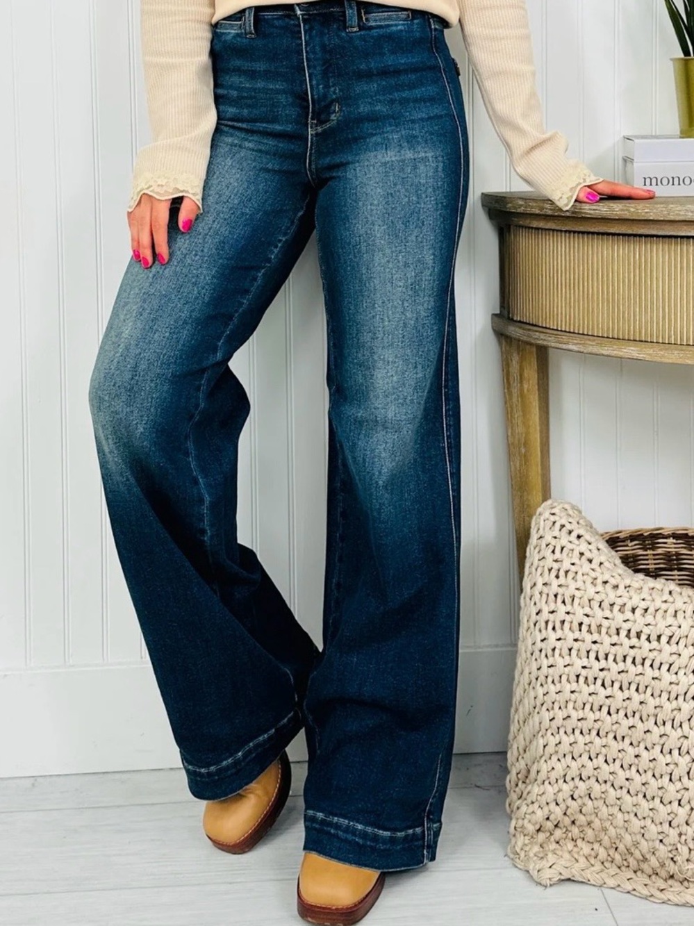 Judy Blue Retro Wide Leg stretch jeans